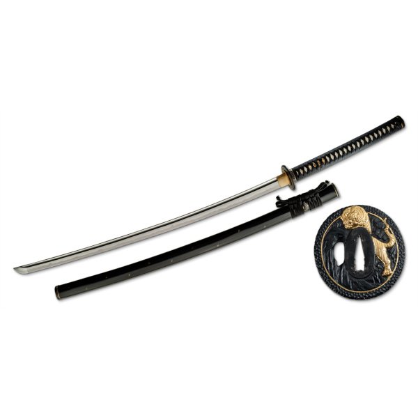 tiger katana sh1204 samurai zwaard gevouwen